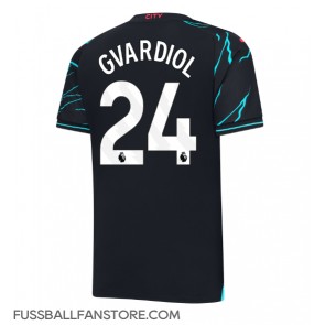 Manchester City Josko Gvardiol #24 Replik 3rd trikot 2023-24 Kurzarm